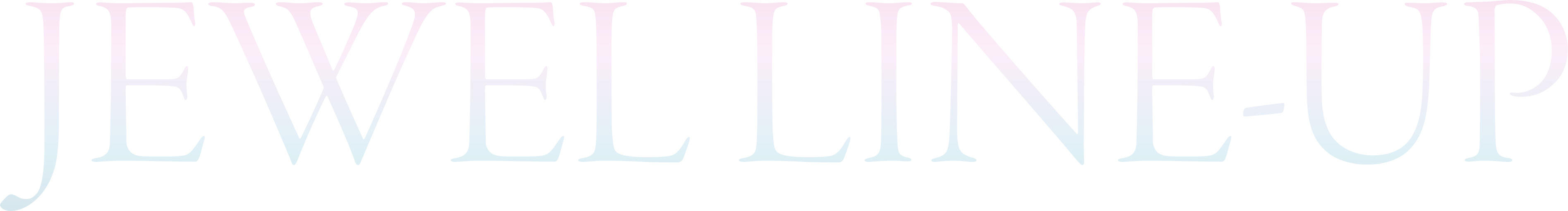 JEWEL LINE-UP